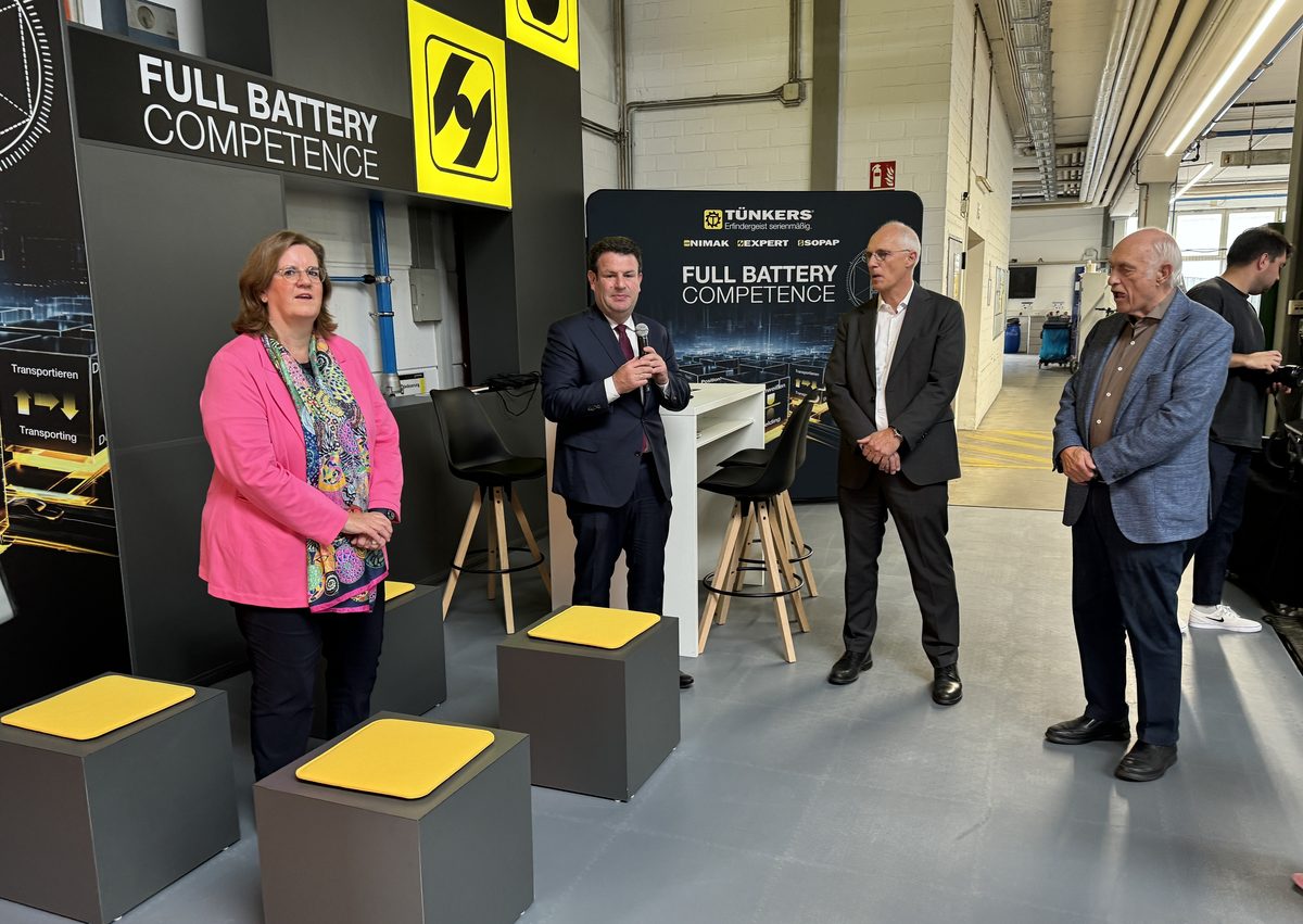 Arbeitsminister Hubertus Heil besucht Tünkers Maschinenbau GmbH