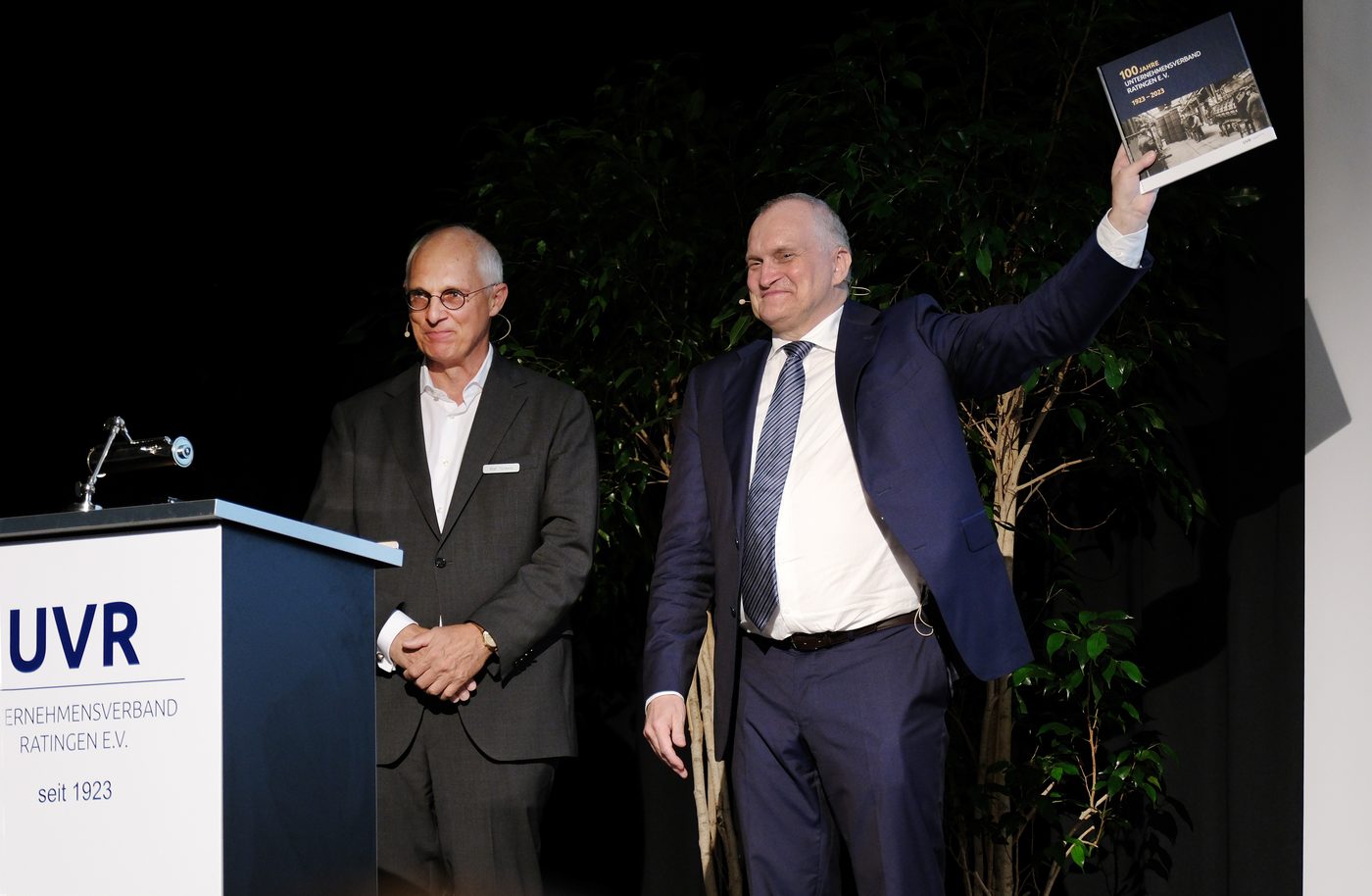 v.l.: Olaf Tünkers, Prof. Christoph M. Schmidt