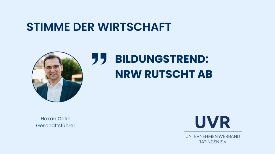 Stimme der Wirtschaft: Bildungstrend: NRW rutscht ab