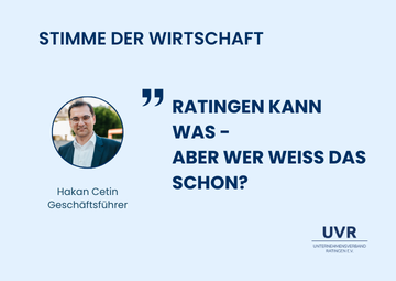 Stimme der Wirtschaft: Ratingen kann was - aber wer weiß das schon?"