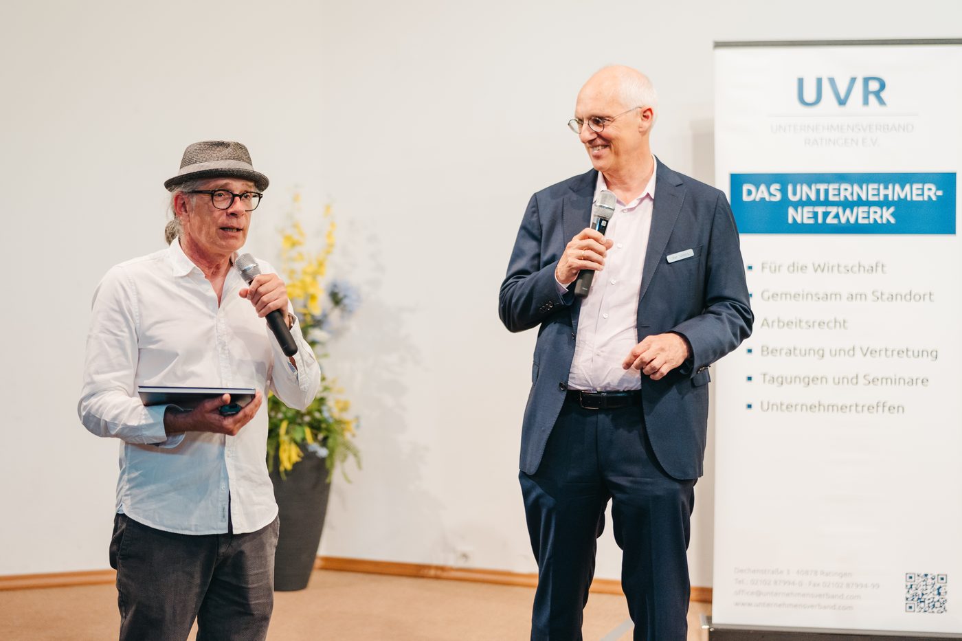 v.l.: Reinhard Karger, Olaf Tünkers (Foto: offenblende)