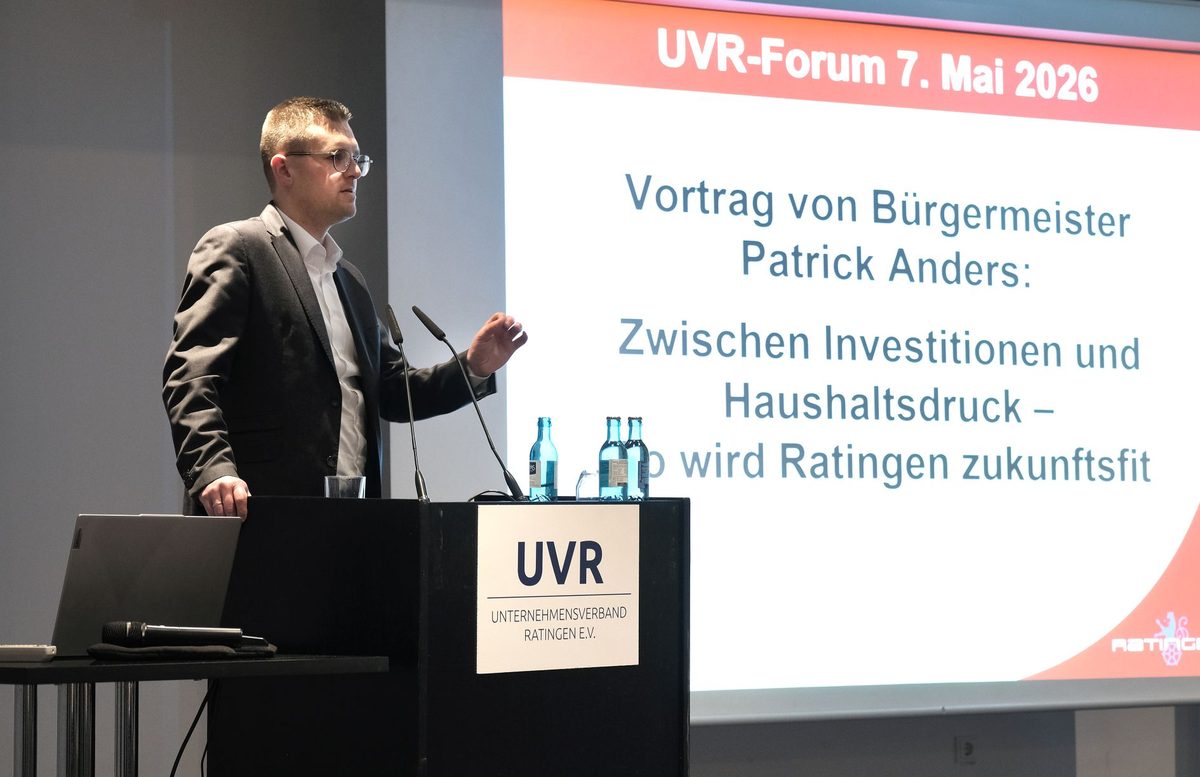 UVR-Forum mit Bürgermeister Patrick Anders: Ratingen soll zukunftsfit werden