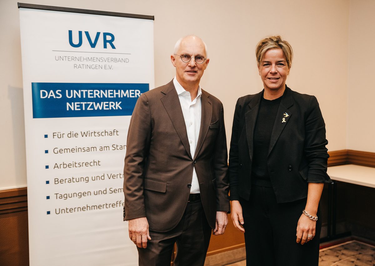 UVR-Neujahresempfang 2025 mit NRW-Wirtschaftsministerin Mona Neubaur