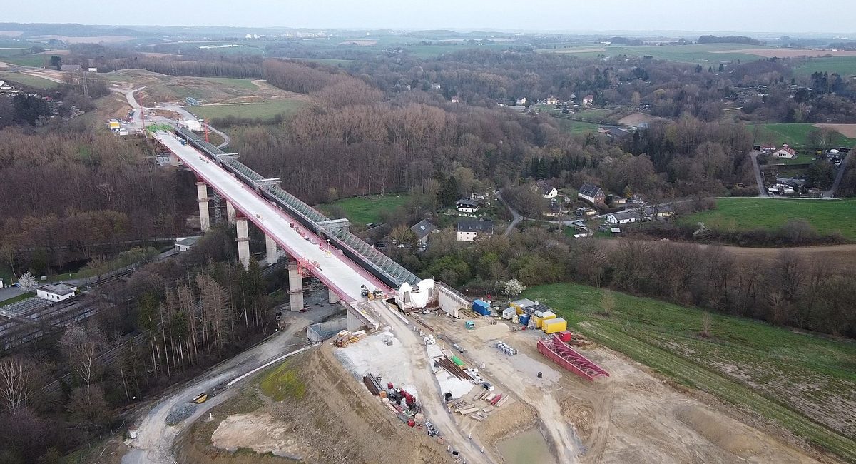 UVR-SommerSpecial: Besuch der A44-Baustelle Angerbachtalbrücke