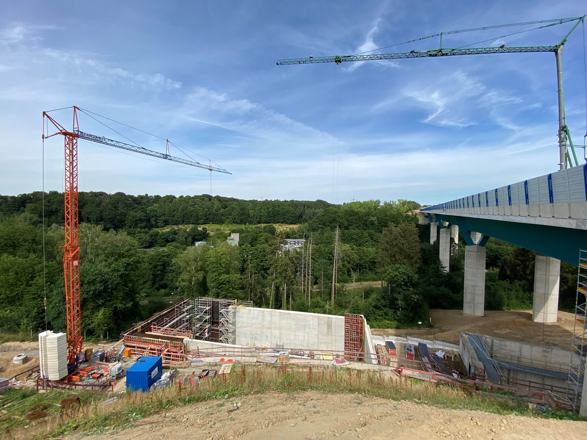 UVR-SommerSpecial: Der 5. Besuch der A44-Baustelle Angerbachtalbrücke