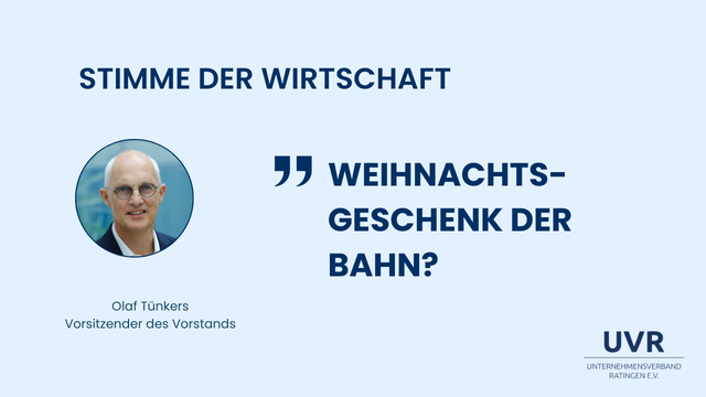 Weihnachtsgeschenk der Bahn?