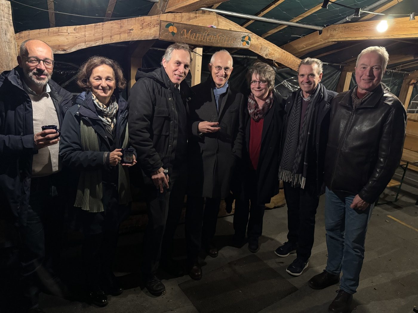 v.l.: Frank Boberg, Dr. Sabine Tünkers, Jochen Kral, Olaf Tünkers, Petra Cremer, Volker Doppstadt, Thomas Frühbuss